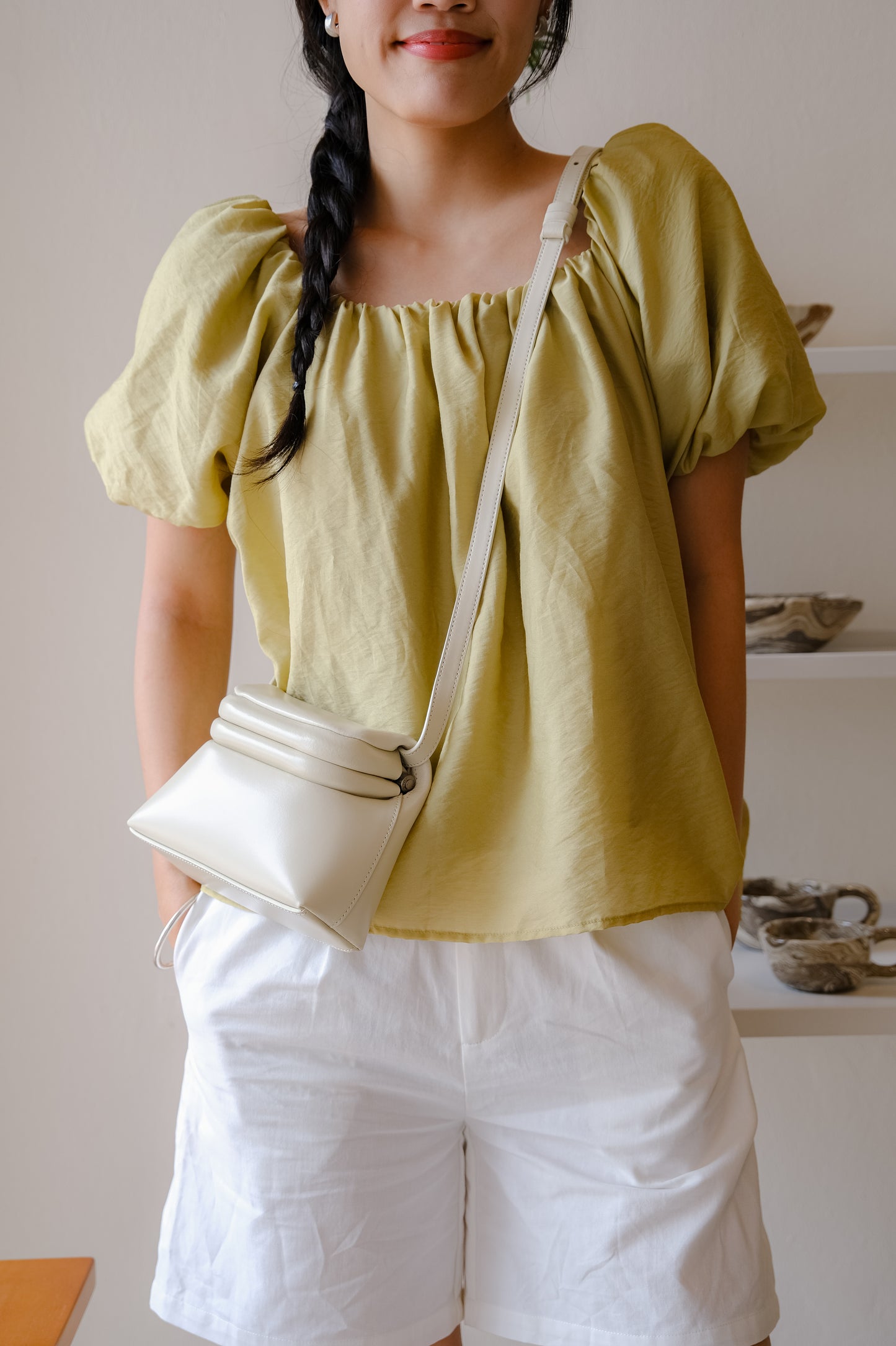 Akari Top - Pistachio