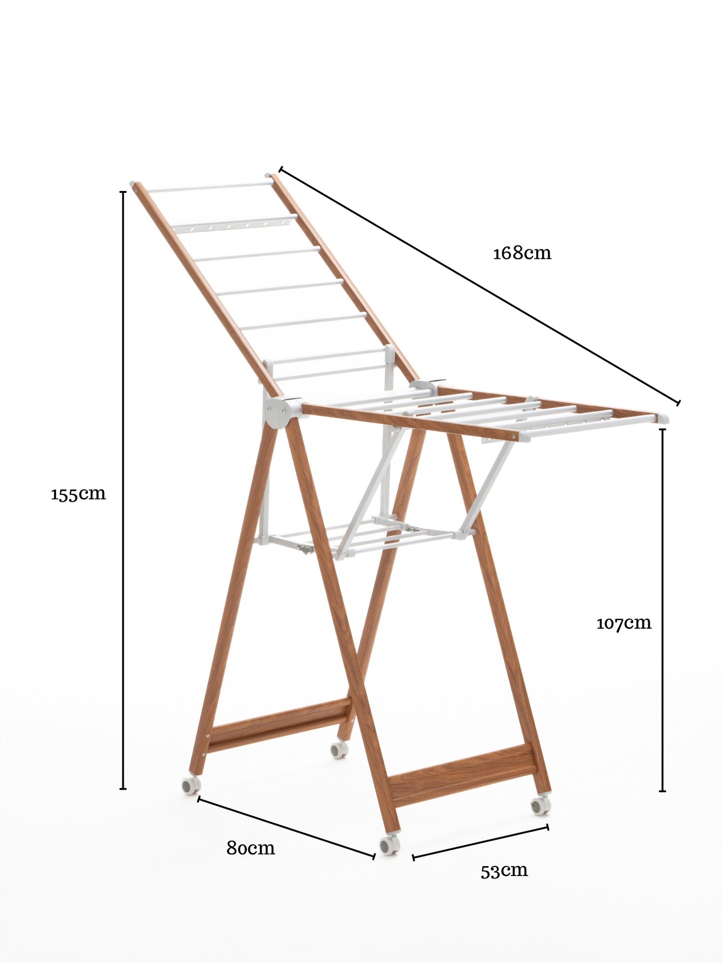 Kanso Portable Drying Rack with Wheels