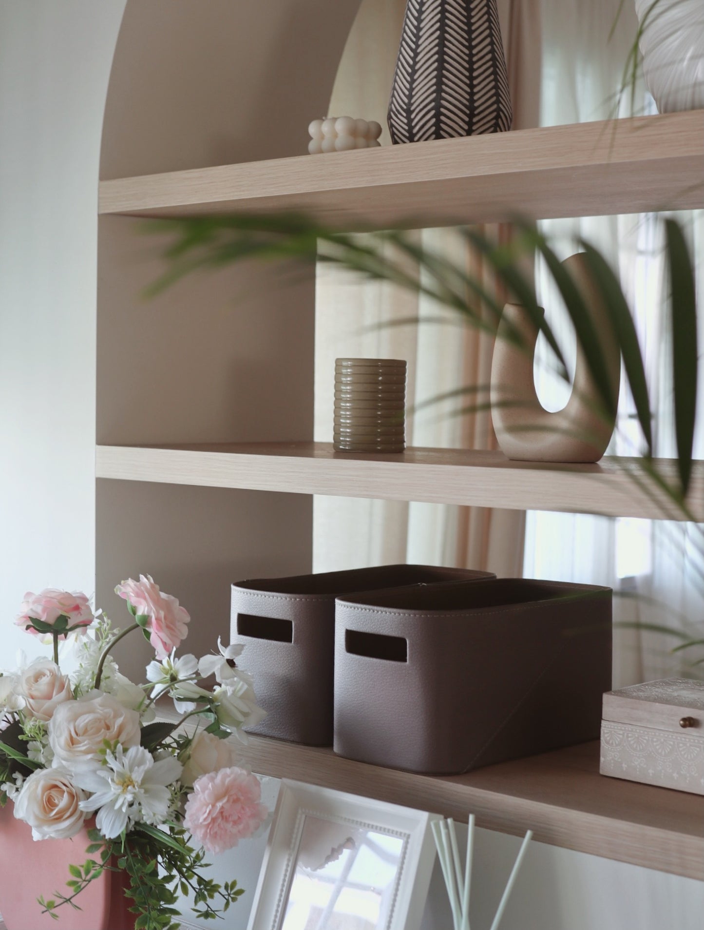 Bundle: 5 Storage Boxes in Technology Fabric