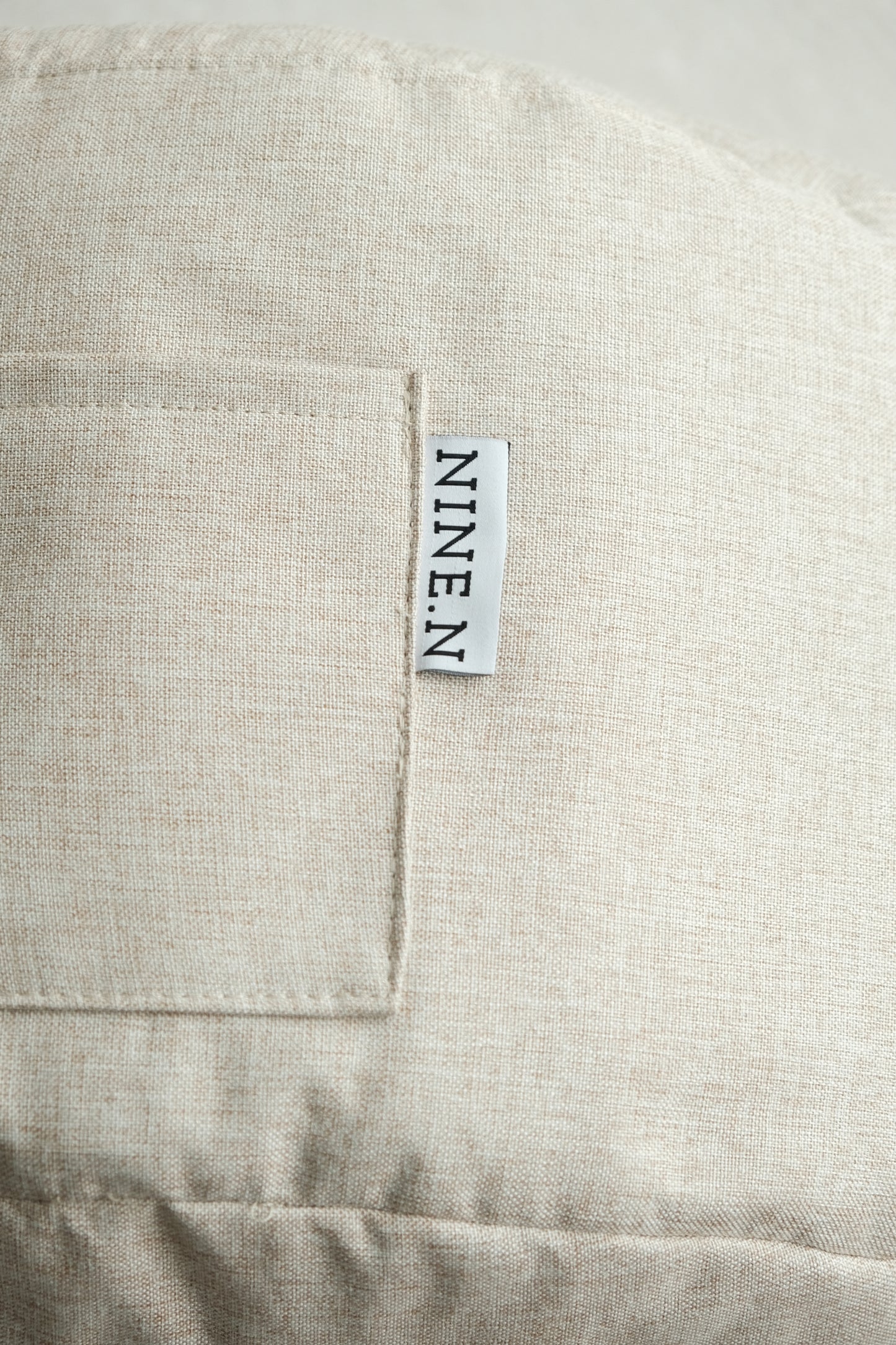 < May Preorder Special > Kesseki Pouf in Linen - Ivory