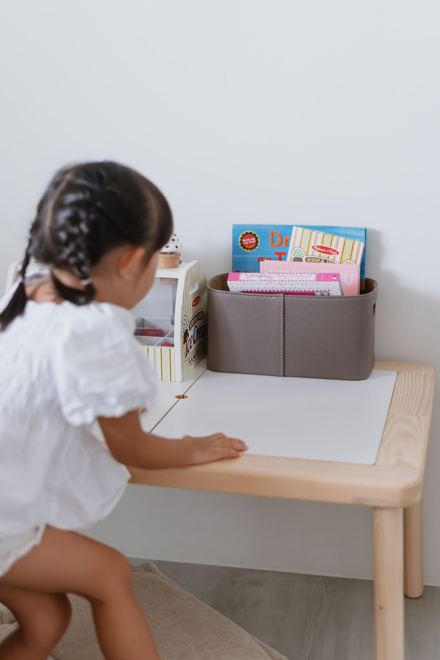 Mini Storage Box in Technology Fabric