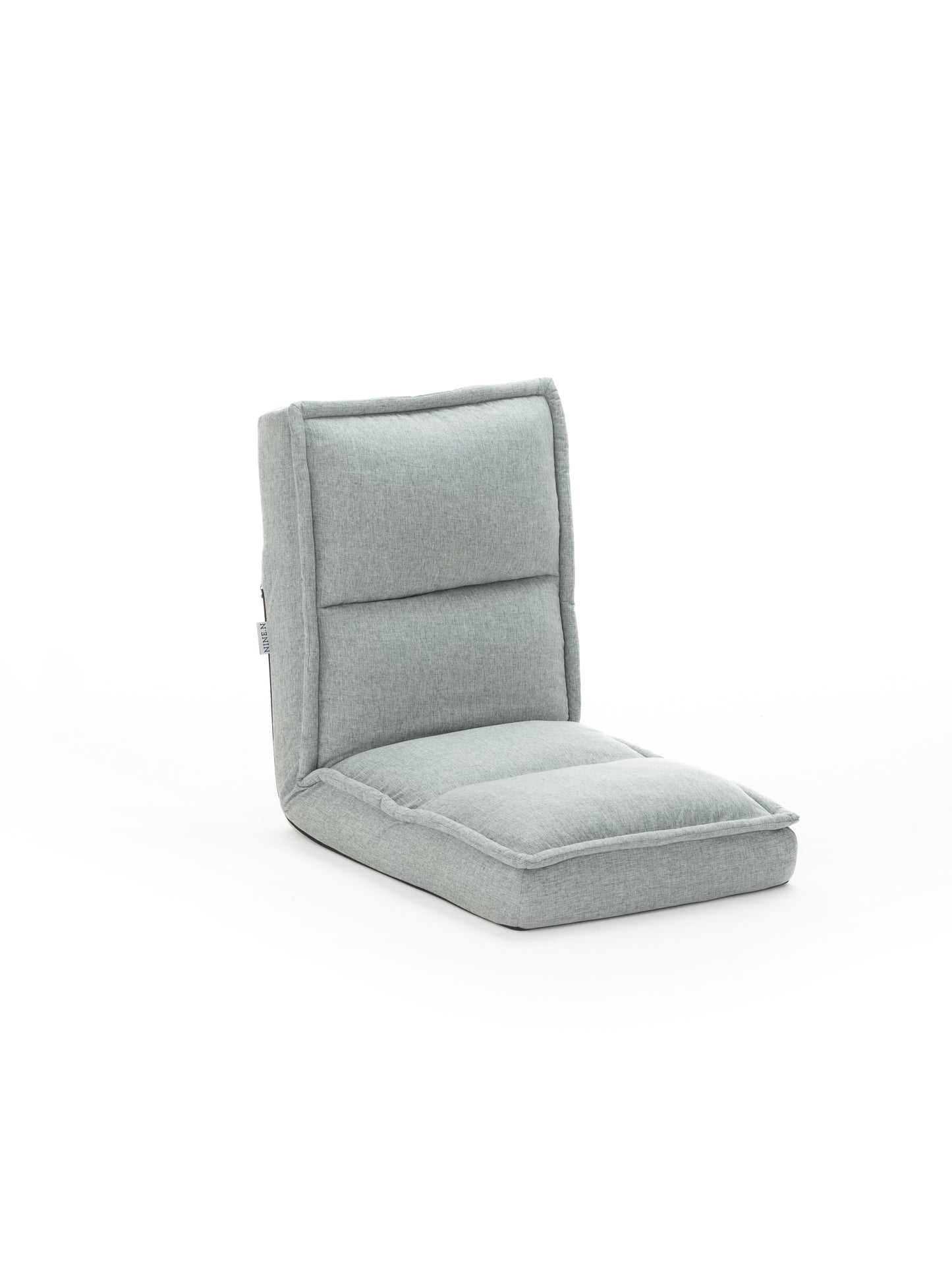Kaiteki Floor Recliner in Linen Fabric - Granny Grey