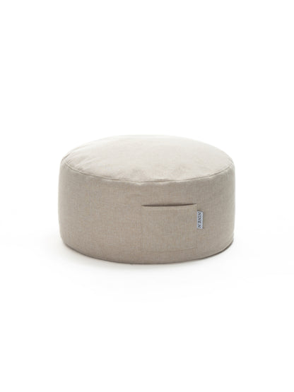 < May Preorder Special > Kesseki Pouf in Linen - Ivory