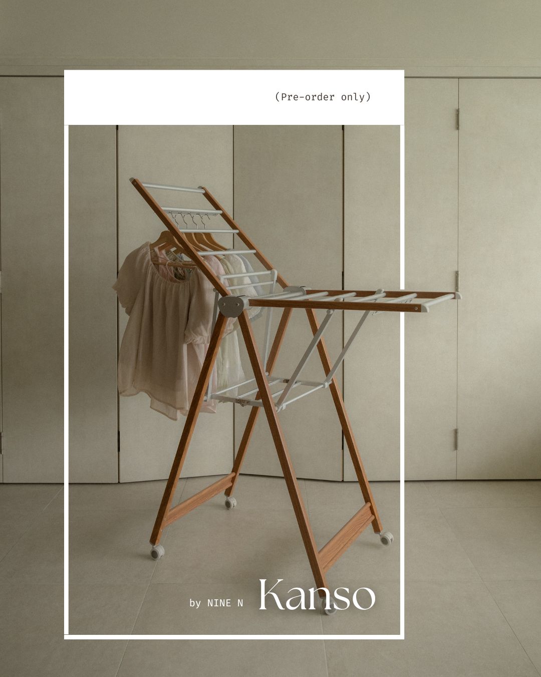 < Preorder > Kanso Portable Drying Rack 148cm