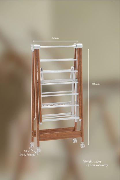 < 4th Edition SOLD OUT >Kanso Portable Drying Rack with Wheels 148cm